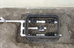 Irrigation Manifold Installation