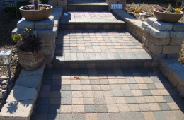 Front Entry Paver and Keystone Block