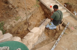 Keystone Block Installation