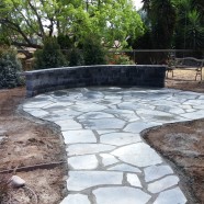 Backyard Flag Stone Patio 1